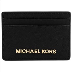 Michael Kors Jet Set Travel Leather Card Holder